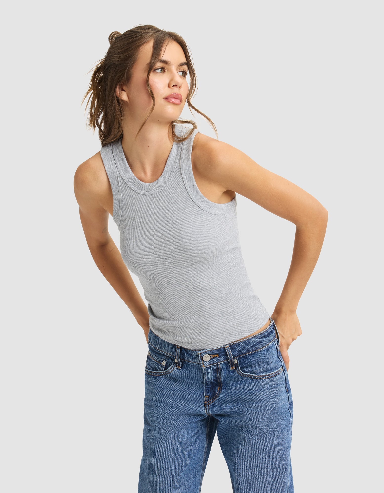 Women's Fine Ribbed Tank - Last Chance