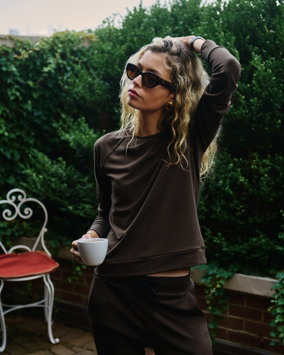 Women's Brushed Bamboo Pullover Crew