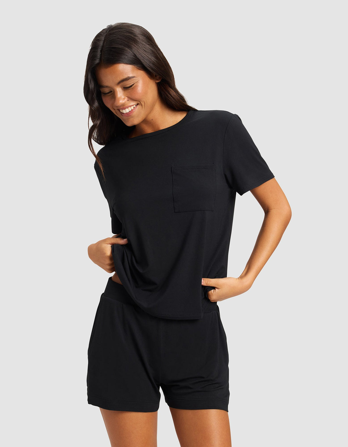 Women's Bamboo Stretch-Knit Lounge Tee