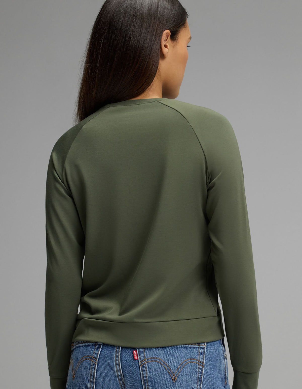 Women's Brushed Bamboo Pullover Crew