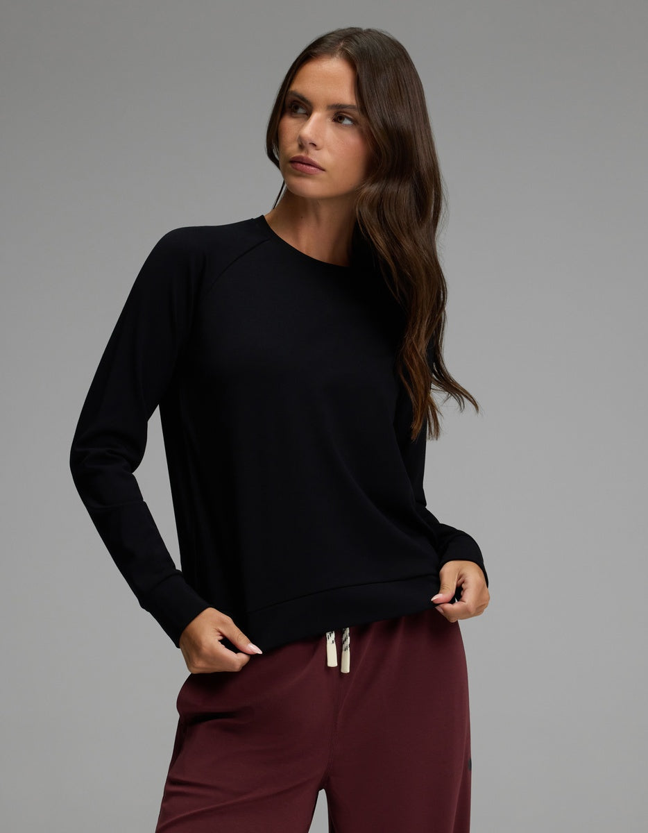 Women's Brushed Bamboo Pullover Crew