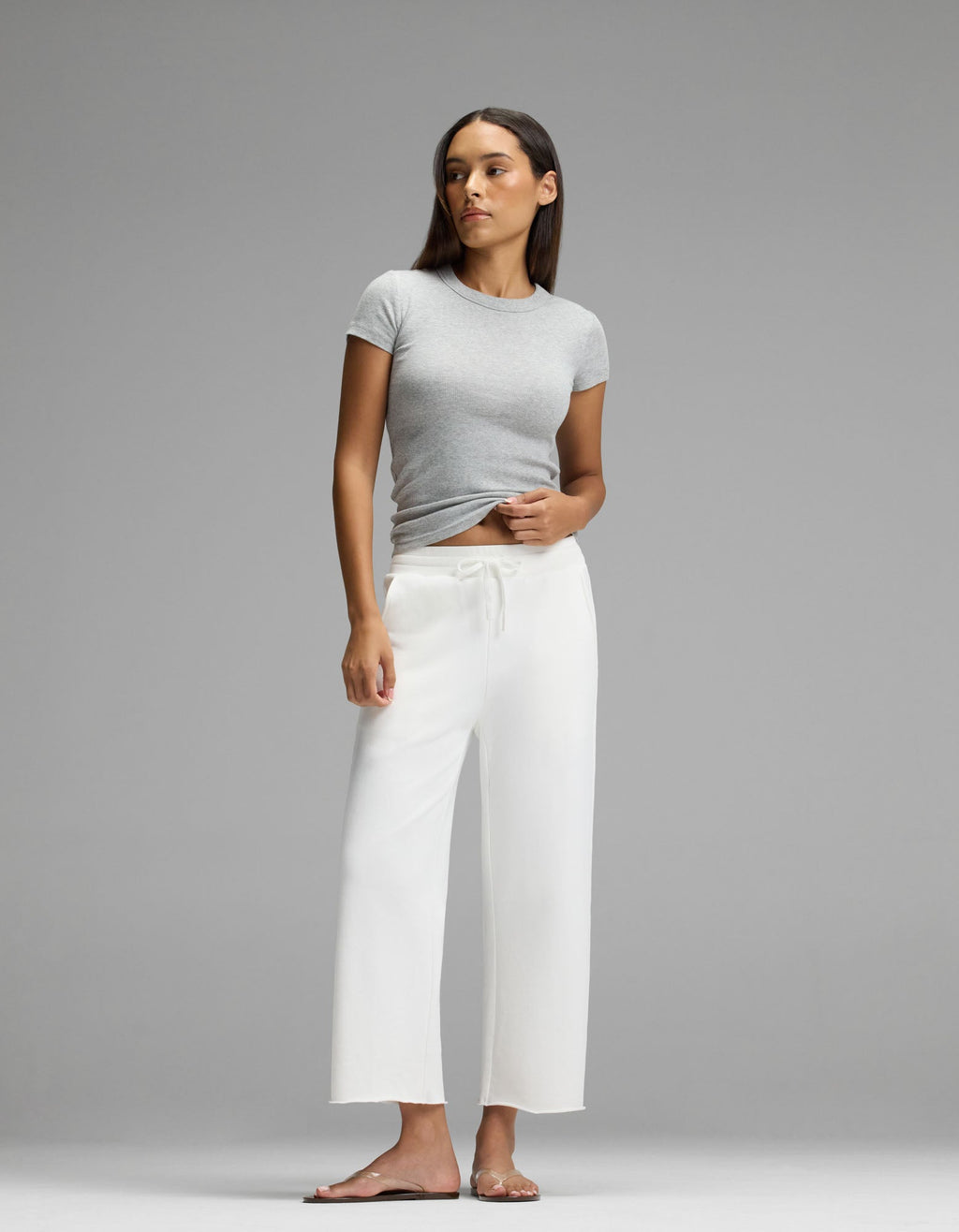 Women's Fine Ribbed Tee - Last Chance